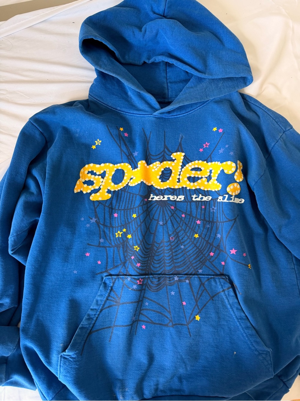 Spider Blue Graphic Hoodie - Spider Brand